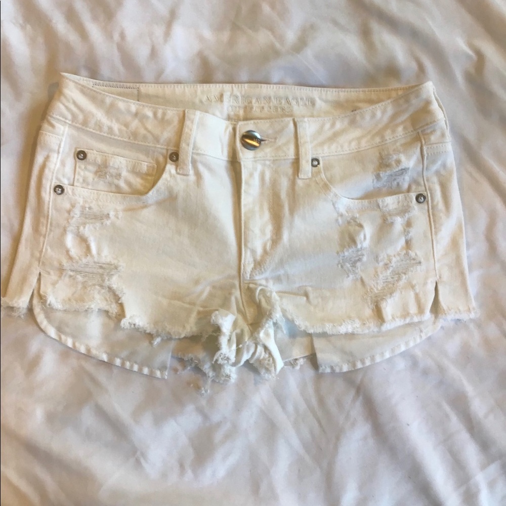 American Eagle White Shorts